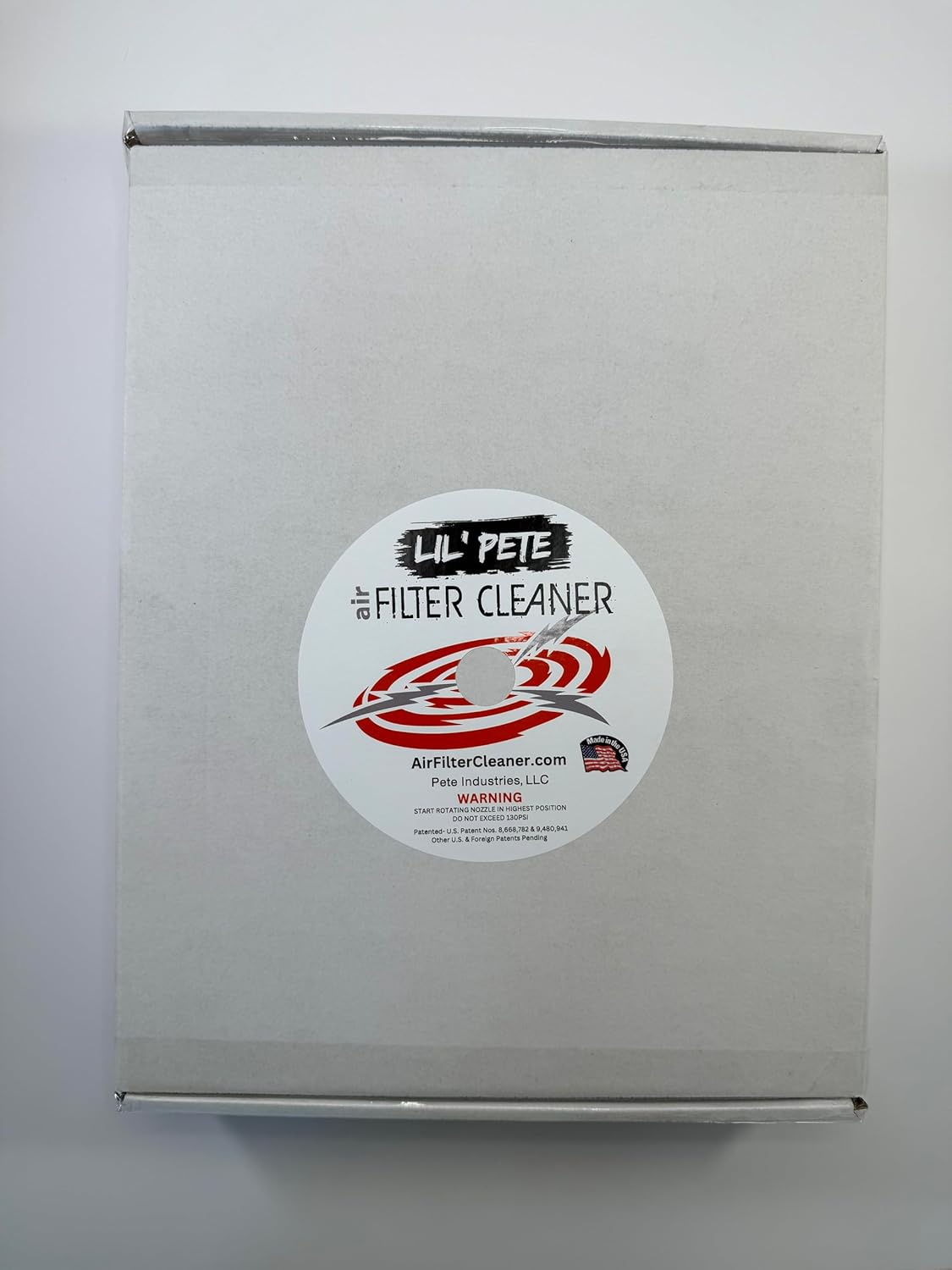 LIL PETE Air Filter Cleaner by Pete Industries – Cleans 1.5″–4″ ID Filters – Made in USA– Perfect for Lawn care, UTV/ATV & Dirt Bike Maintenance, Small Engines, Nut Harvesting Equipment