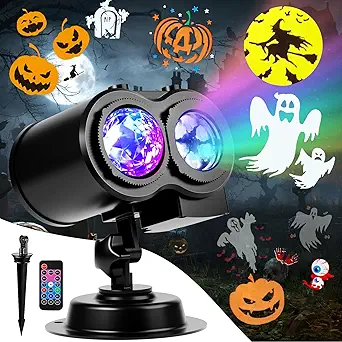Brighter Halloween Decorations Projector Lights