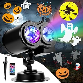 Brighter Halloween Decorations Projector Lights, 2025 Upgraded Holiday P...