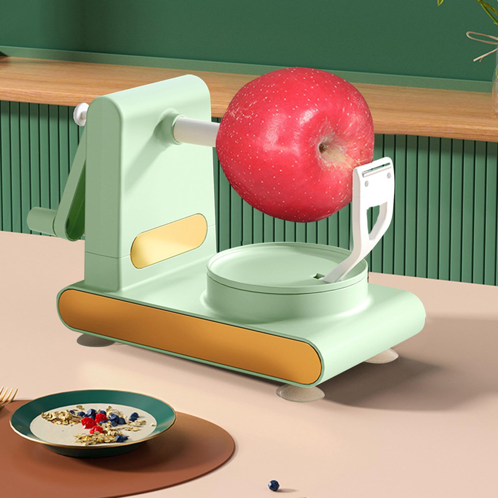 Pelapatate E Sbucciafrutta 3 In 1 - Utensile Da Cucina Veloce Ed Ecologico Per Sbucciare Arance, Limoni E Agrumi - Sicuro E Comodo