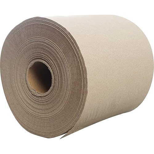lollicup js-rtk750Karat rollo de papel toalla, kraft (Caso de 6rollos750'Por Rollo) (Pack de 6)