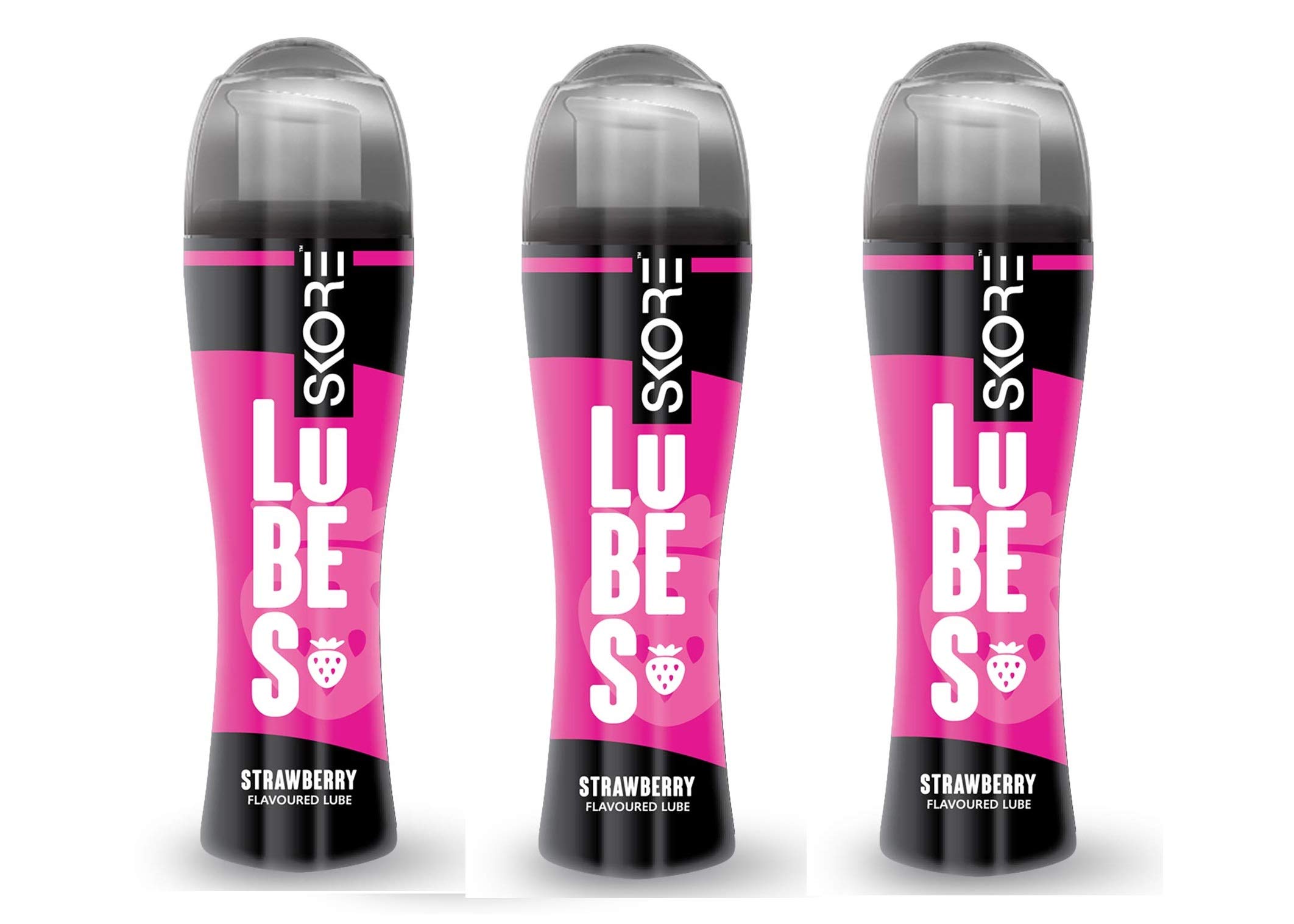 Lubricant Strawberry Lube pack of 3