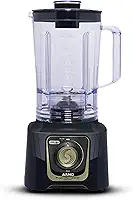 Liquidificador Arno Powermax Autolock 1400W LN82, Cinza Chumbo, com 6 Lâminas Powelix Pro, Tecnologia Anti Vazamento, Comfort Control e Limpeza Fácil, 110V