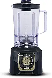 Liquidificador Arno Powermax Autolock 1400W LN82, Cinza Chumbo, com 6 Lâminas Powelix Pro, Tecnologia Anti Vazamento, Comfort Control e Limpeza Fácil, 220V