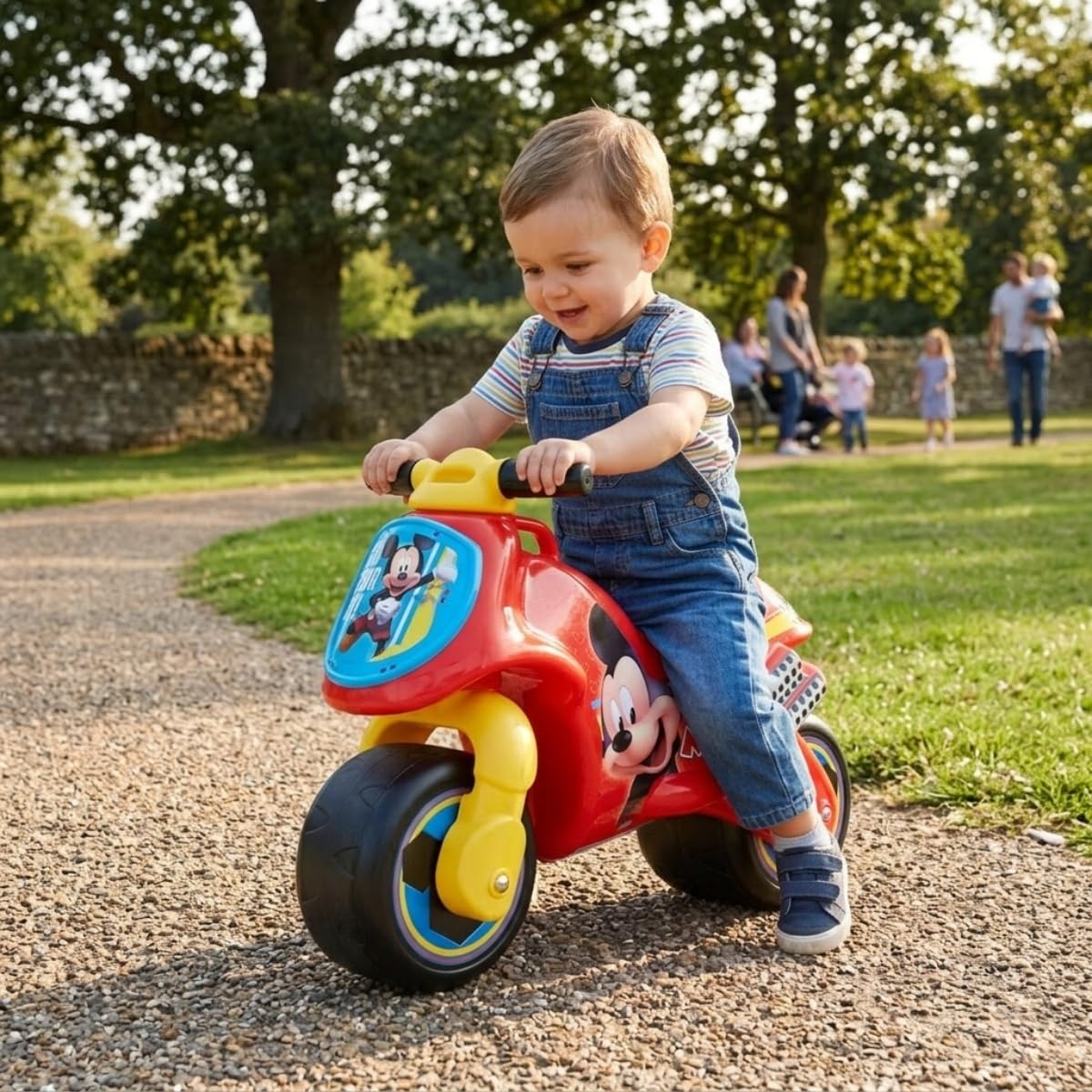 INJUSA - Neox Mickey Mouse Moto Ride-on, for Children +18 Months