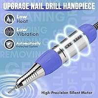 Vista 2 de Taladro de uñas eléctrico, Púrpura