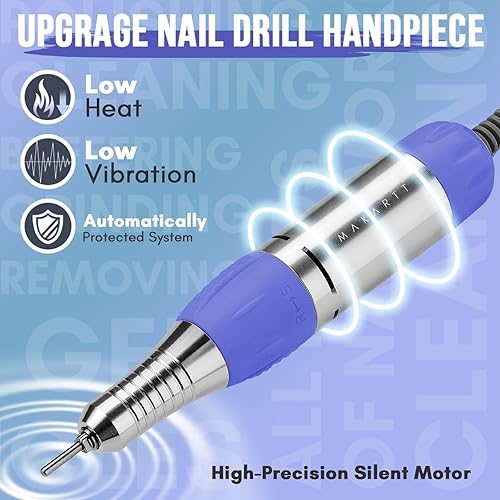 Miniatura 2 de Taladro de uñas eléctrico Púrpura