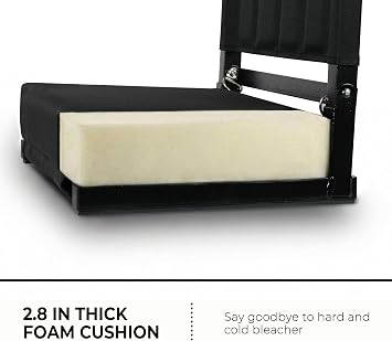 SPORT BEATS Stadium Seats with Back Support for Bleachers