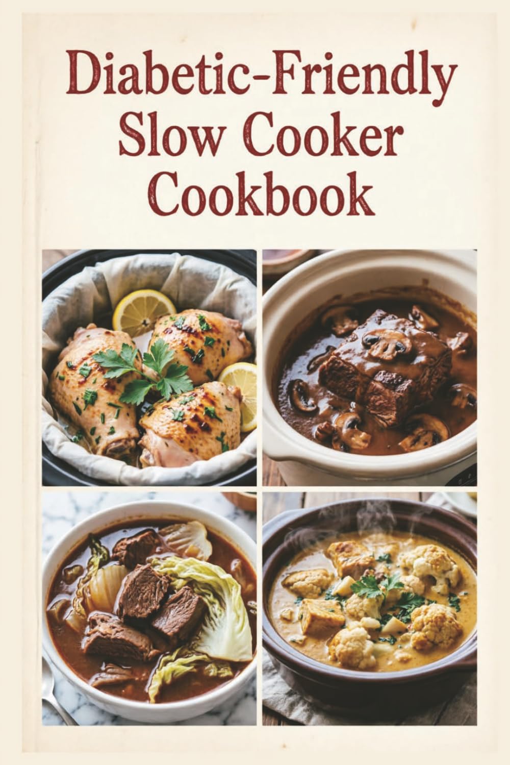 Diabetic-Friendly Slow Cooker Cookbook: Set-It-and-Forget-It Recipes for Balanced Blood Sugar, Steady Energy, and Wholesome Everyday Meals (Diabetic Friendly Cookbook)