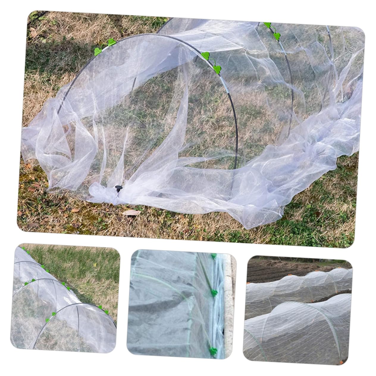BESPORTBLE Arceaux De Couverture De Rangée Plastique Supports De Arqués Arceaux De Tunnel De Plantation pour Jardinage