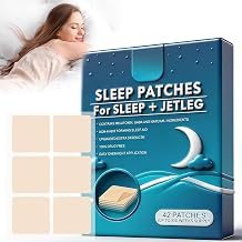 Sleep Patches for Adults, Easy-to-Apply Sleep Patch with Melatonin, Long-Lasting Night with Natural Ingredients for Men & Women|42 Patches
