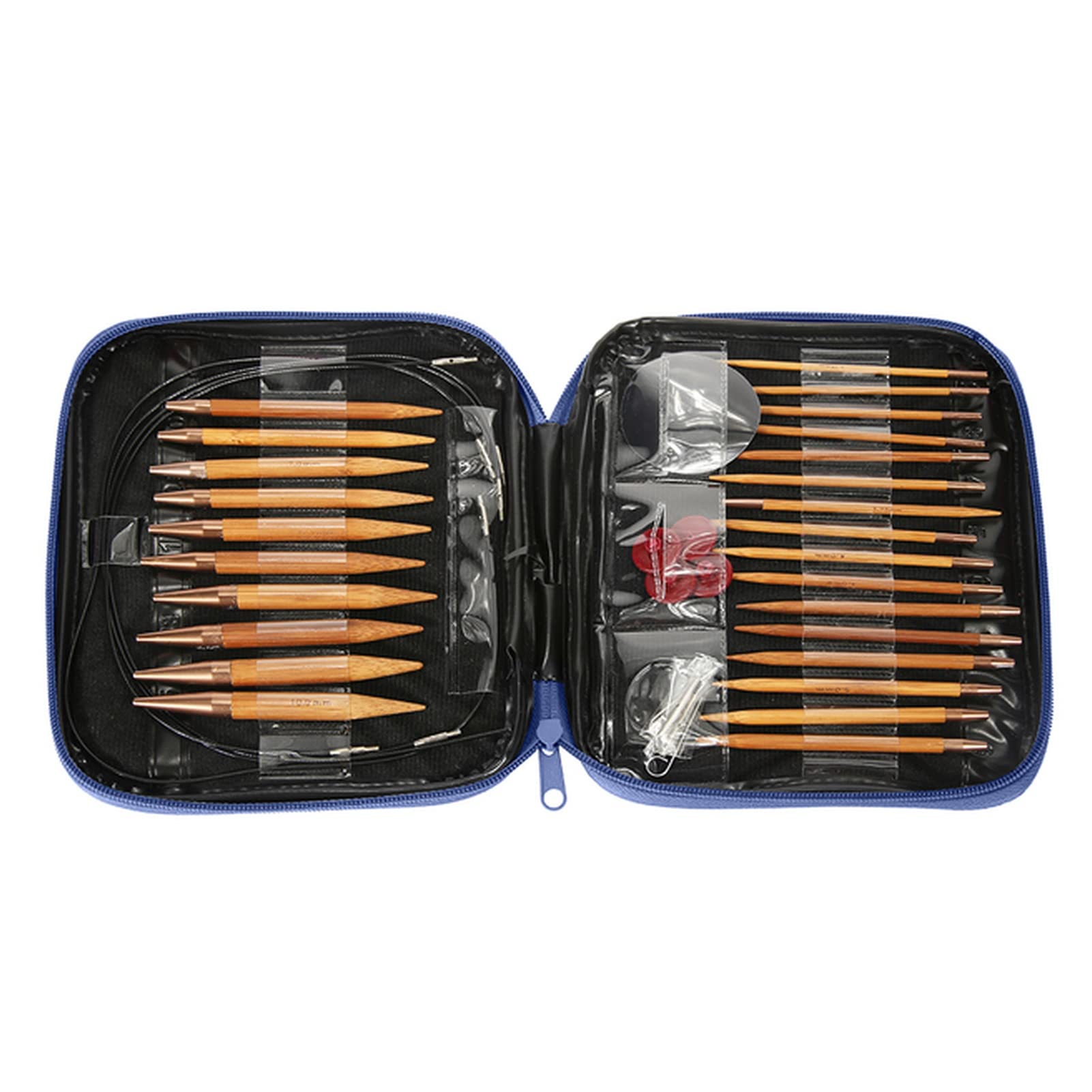 13 par szydełek zestaw drutów do robienia na drutach z etui DIY zestawy do szycia rzemieślniczego S(D2)