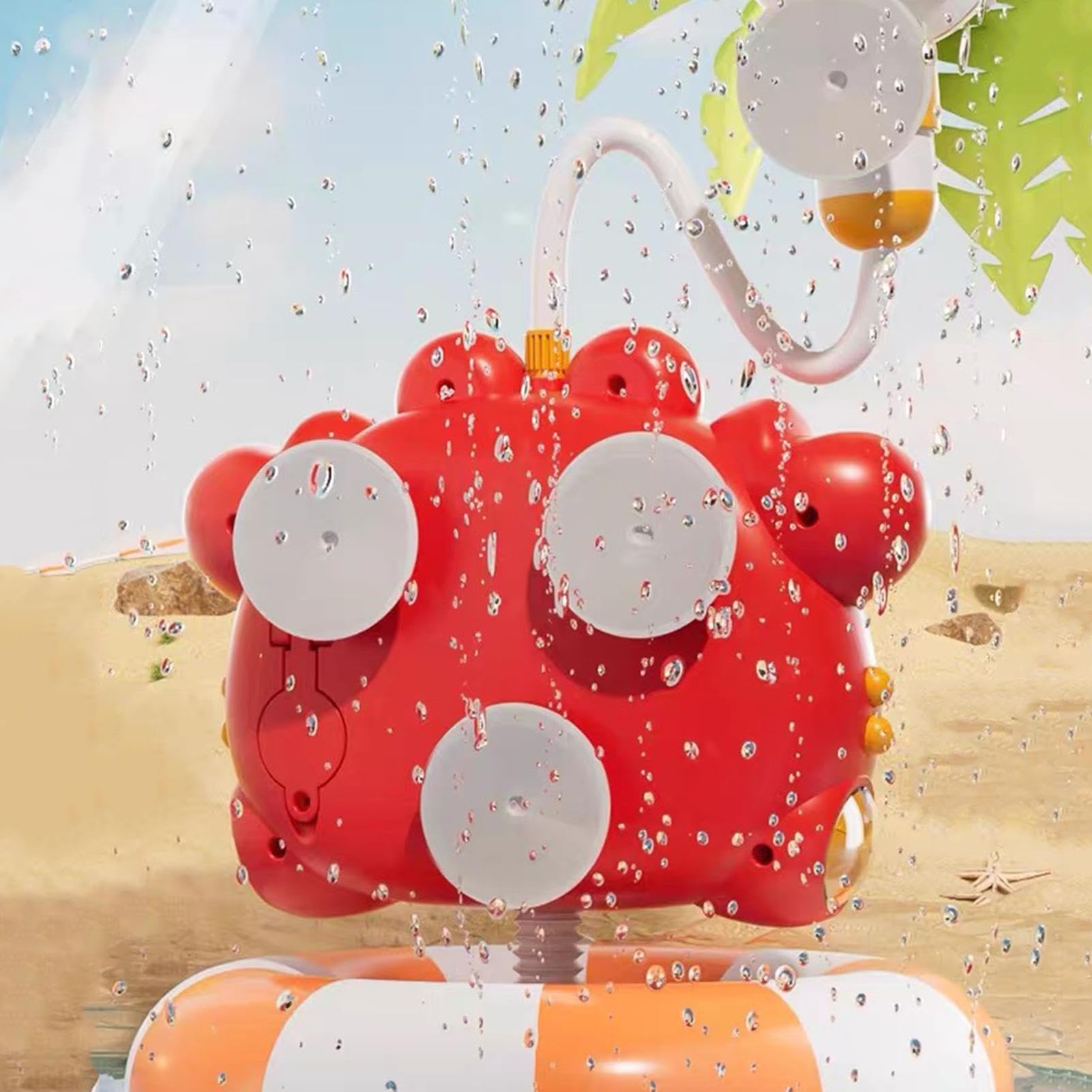 Pomme Douche Jouet Pour Jouet Crabe Forme Un Crache Bulles Et Eau