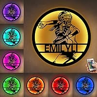 Vista 72 de Custom Golf Player Hanging LED Night Light Personalized Golf Name Neon Sign Golf Player Themed Gift Golf Swing Metal Sign Golf Player Wall Art