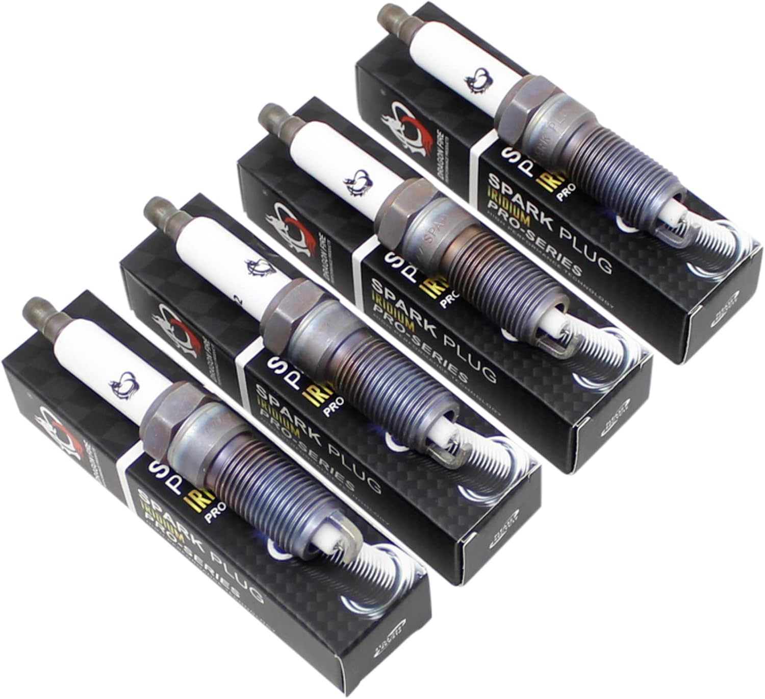 DRAGON FIRE PERFORMANCE Spark Plugs Compatible With 2014-2021 Cadillac Chevrolet and GMC Silverado Suburban Escalade Tahoe 5.3L 6.2L 6.6L V8 GEN V LT Replaces 41-114 12622441 Oem Fit DFSP1002x8