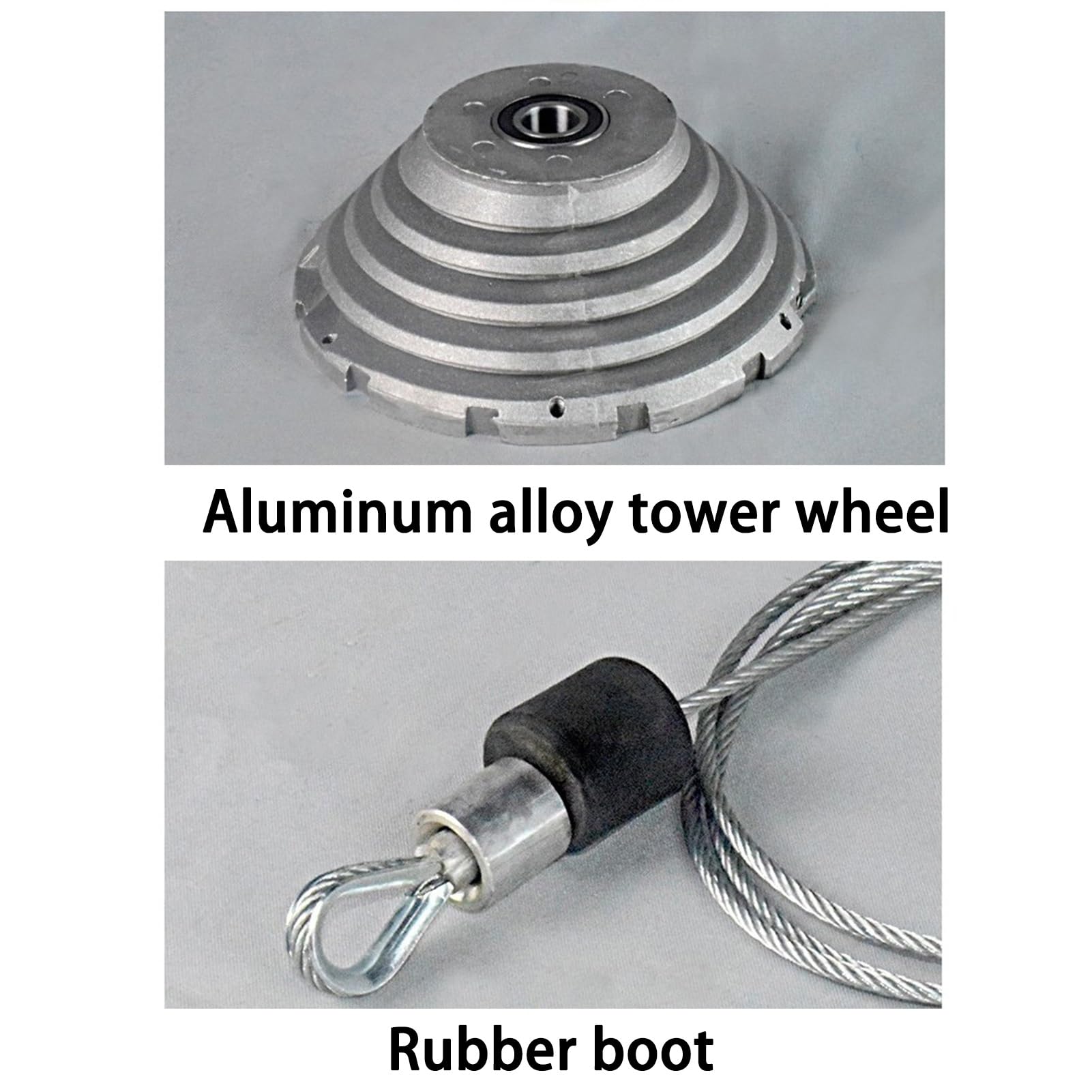 Balanceador de Resorte retráctil de Acero de aleación | Gancho retráctil de cuerda de alambre del equilibrador de resorte 1-15kg 1,5 M for uso automotriz en taller(1-3kg)
