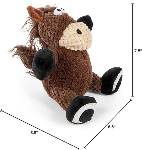 Vista 46 de goDog Checkers Just for Me - Juguete chirriante afelpado para perro, con tecnología Chew Guard, diseño de cerdo volador, color rosa, tamaño miniatura