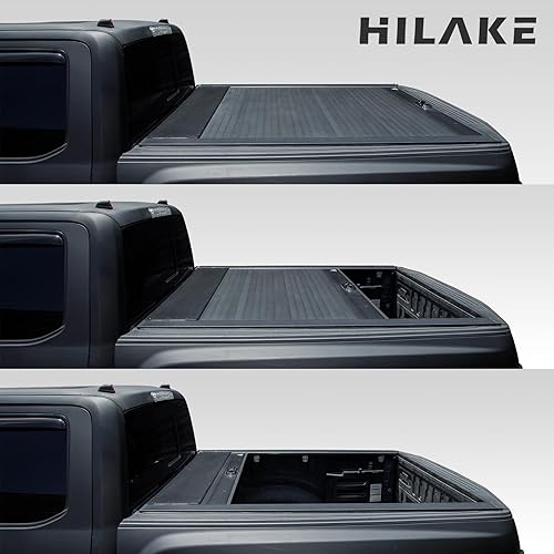 Miniatura 3 de Cubierta rígida retráctil para caja de camioneta, se adapta a Ford F-150 2004-2024 de 5.5 pies (66") (incl. RaptorLightning) de cama de camioneta de