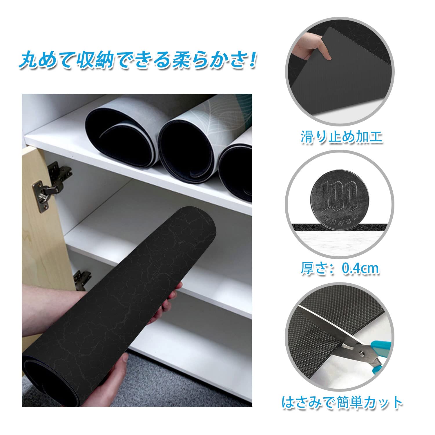 Amazon | バスマット ソフト 柔らかい 速乾 瞬間吸水 薄い 軽い 割れ