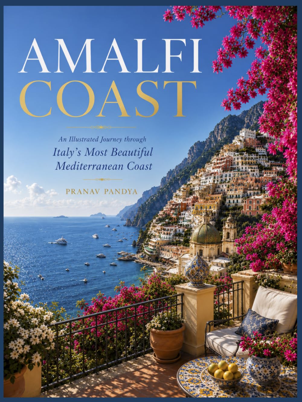 AMALFI COAST An Illustrated Journey through Italy's Most Beautiful Mediterranean Coast: Oversized 8.25x11 Coffee Table Book