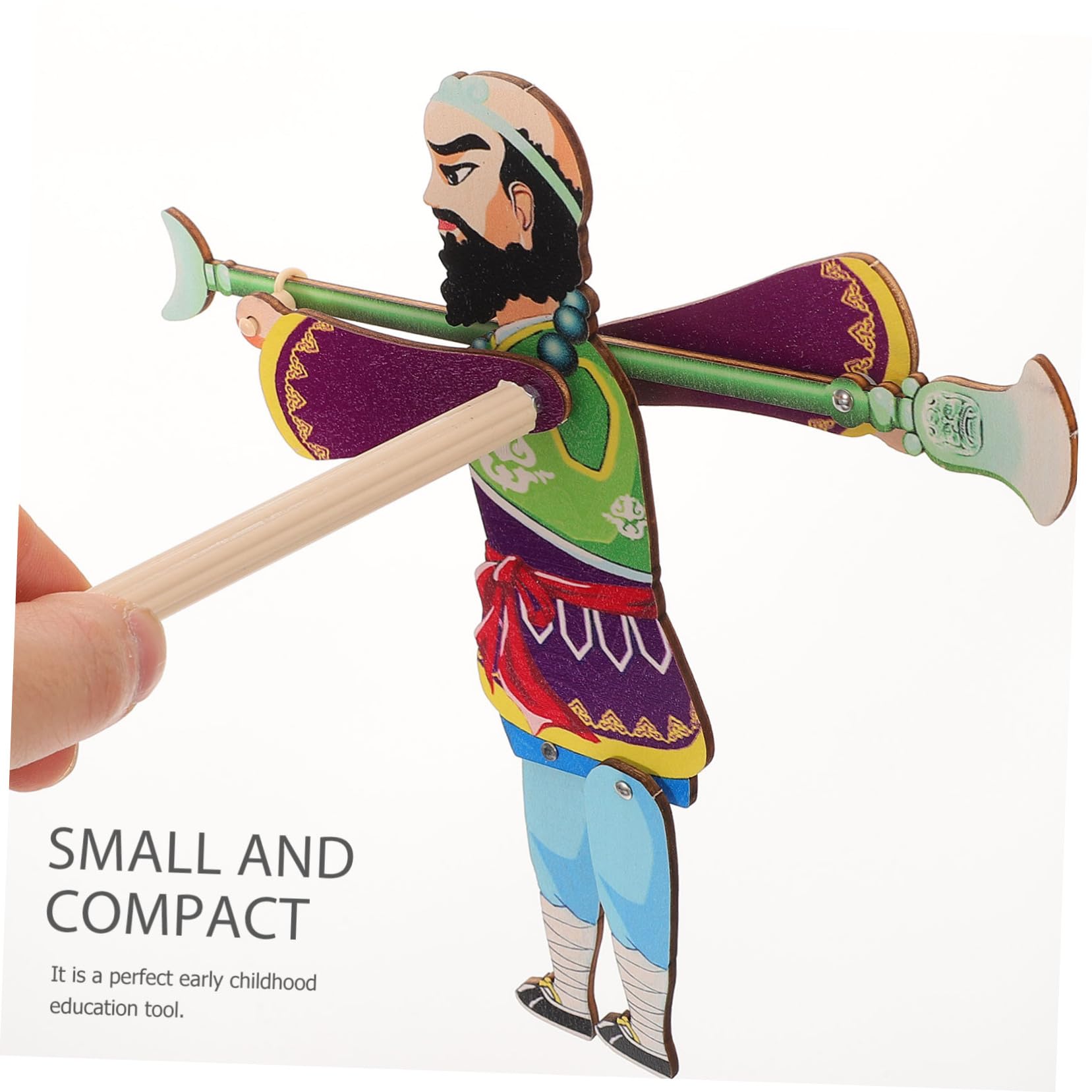 Toyvian 5juegos Kit De Títeres De Sombra para Juguete Educativo De Jardín De Infancia Artesanía Tradicional Personaje De Viaje Al Oeste Materiales De Premium Fácil De Montar y Decorar