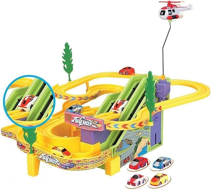 Amazon.com: Track Racer Racing Cars Toy for Kids : Toys & Games