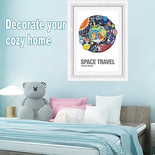 Miniatura 5 de Rompecabezas de suelo para niños, rompecabezas para niños de 4 a 8 años, 72 piezas de sistema solar, rompecabezas redondos grandes para niños de 3 a