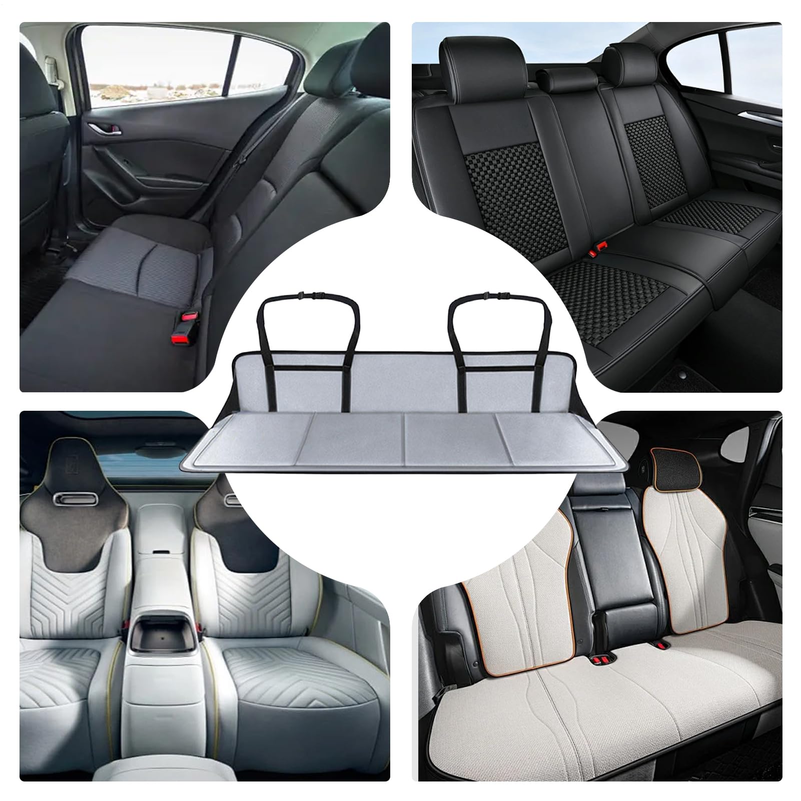 Materasso Auto Per Estensibile per Sedile Posteriore da Viaggio | Comoda Estensione per Materasso da Auto da Viaggio Avventure Outdoor e Campeggio