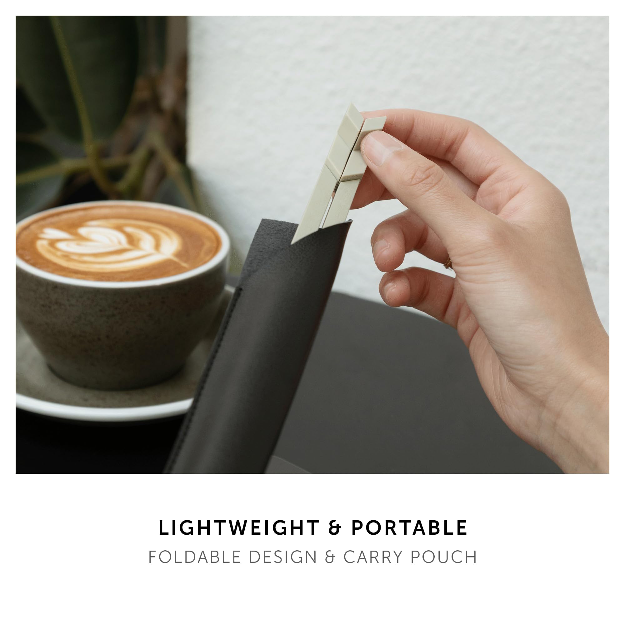 Native Union Fold Laptop Stand, Ultra-Slim Foldable & Portable Laptop Stand, Ergonomic & Optimized Viewing Angle - Image 4