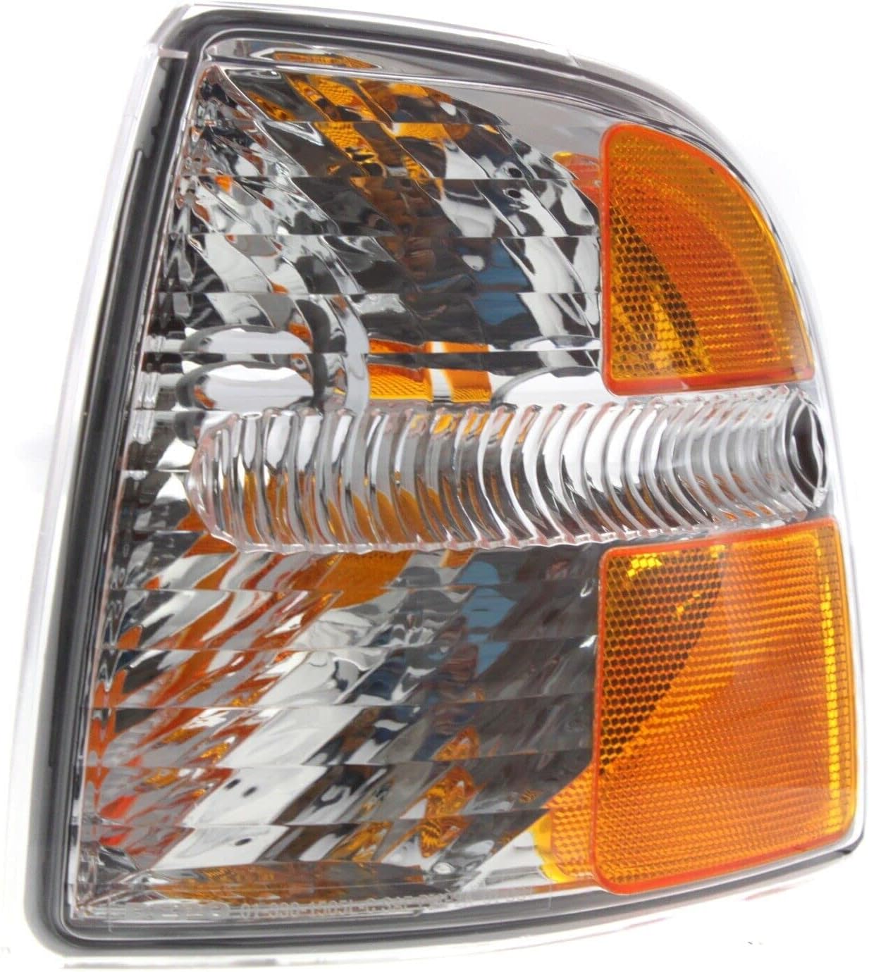 DAT AUTO PARTS Driver Side Front Parking/Signal Light Lens And Housing Replacement for 2004-2005 Ford Explorer, Explorer Eddie Bauer, Explorer Limited, Except Sport, From Production Date 03/04/2004