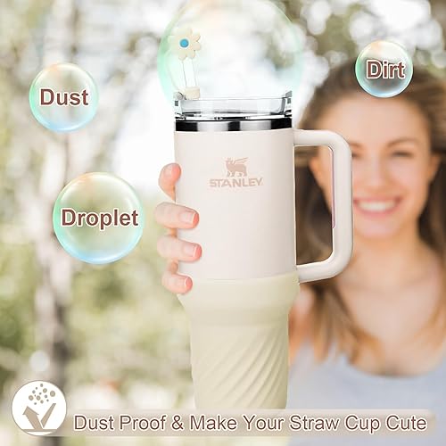 Miniatura 7 de Botas de silicona para H2.0 Stanley de 40 onzas y accesorios de vaso de aventura Quencher, para Stanley protector de taza, botas para Stanley de 40