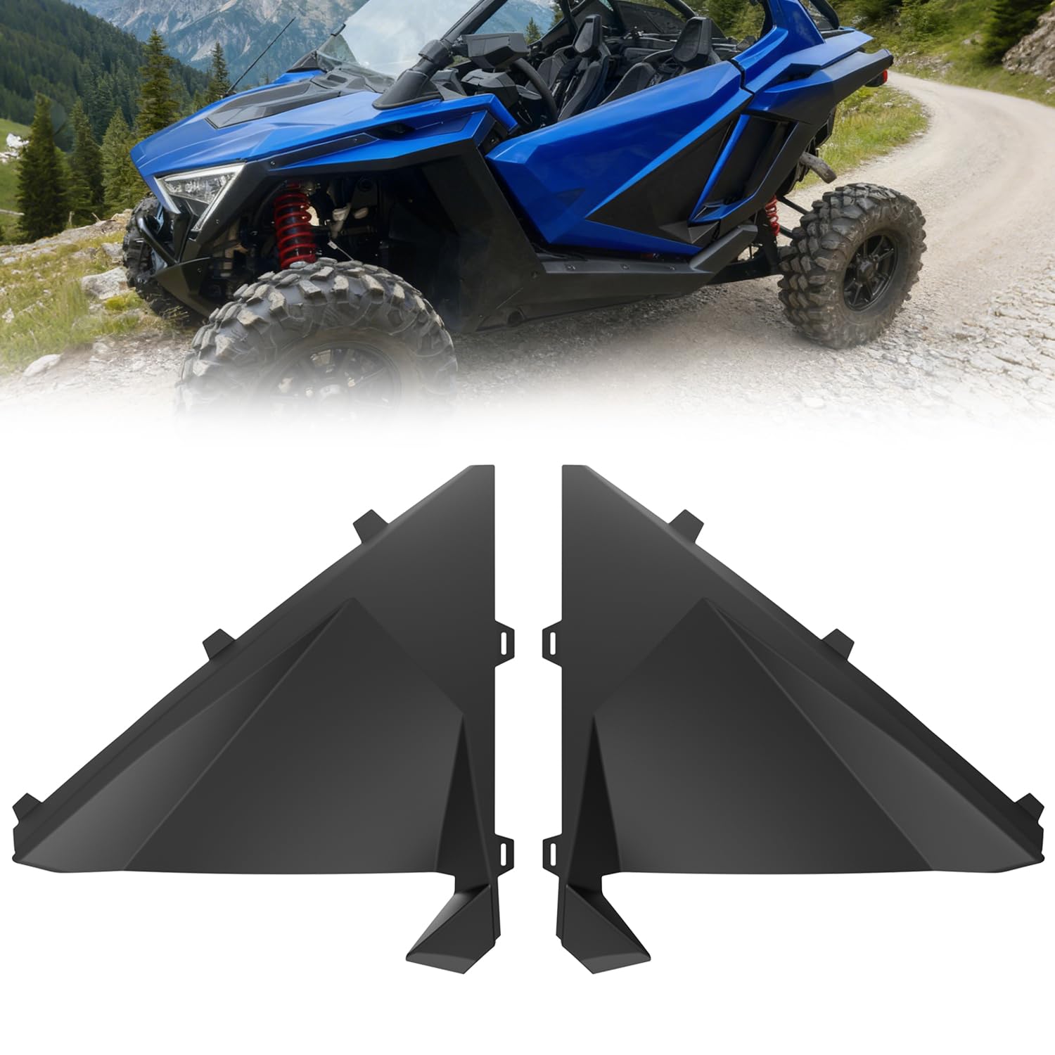 Nilight ATV&amp;UTV Lower Door Inserts Panels for Polaris | Inserts Panels for Polaris RZR PRO XP/Pro R/Turbo R 2020-2026 Replace #2883765 (2 Door,Front Left &amp; Right)