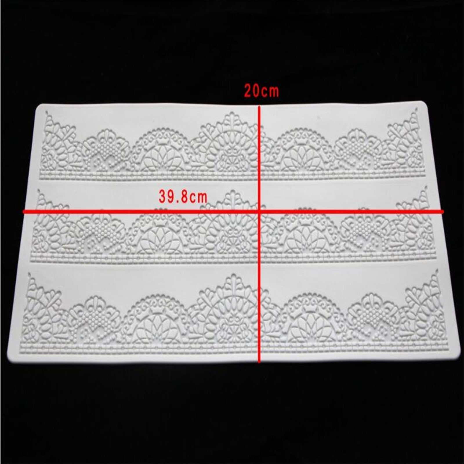 Stampo In Silicone Per Torte A Effetto Pizzo - Tappetino Decorativo Per Fondente E Cupcake