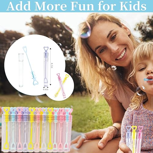 Miniatura 5 de Cartas de San Valentín para niños  32 mini varitas de burbujas + 32 cartas de San Valentín para niños, 8 lindos diseños de animales, para la