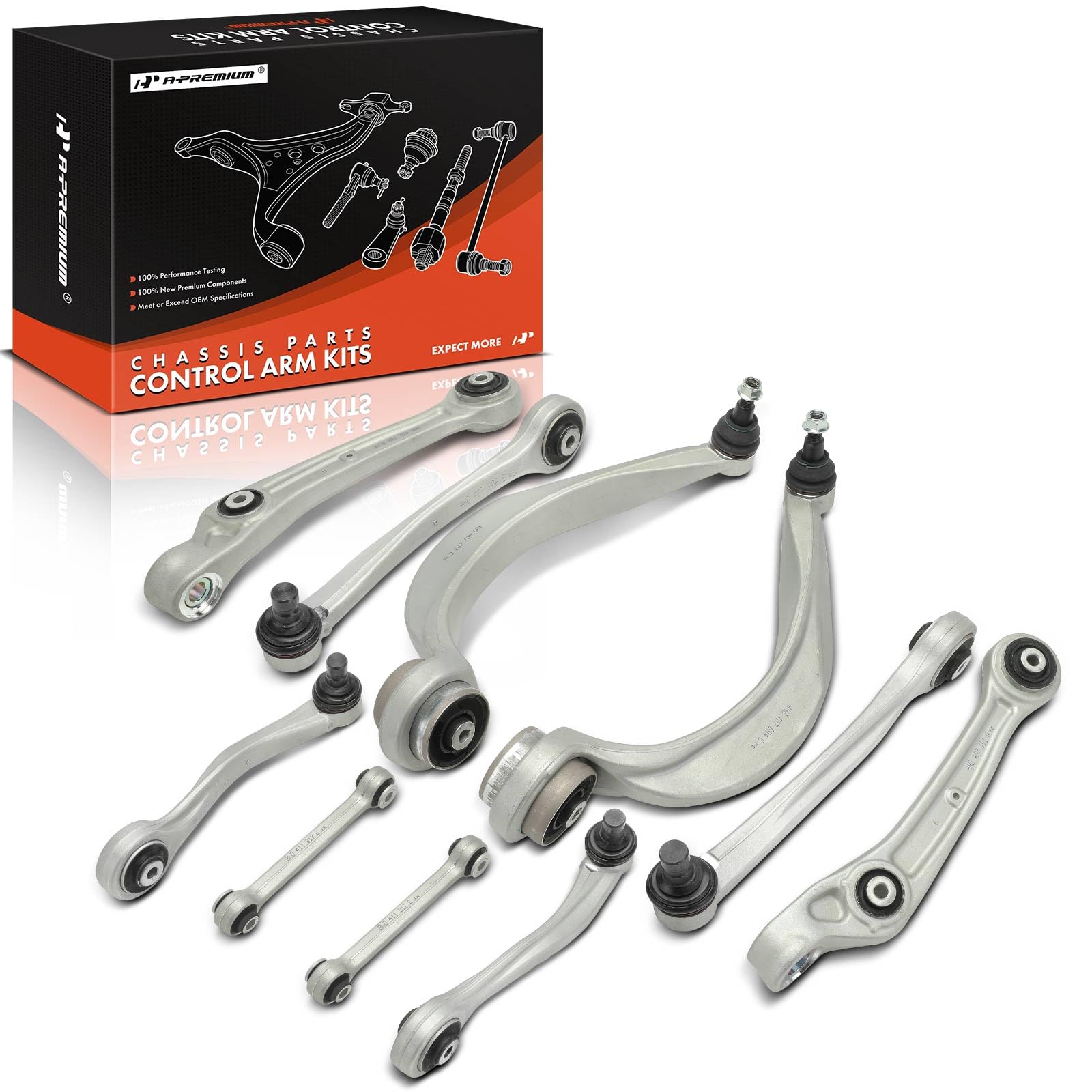 Amazon.com: A-Premium 10Pcs Suspension Kit, Upper & Lower Forward