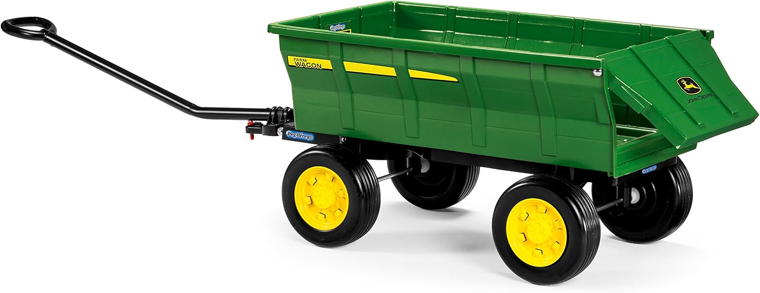 Peg Perego John Deere Farm Wagon, Green