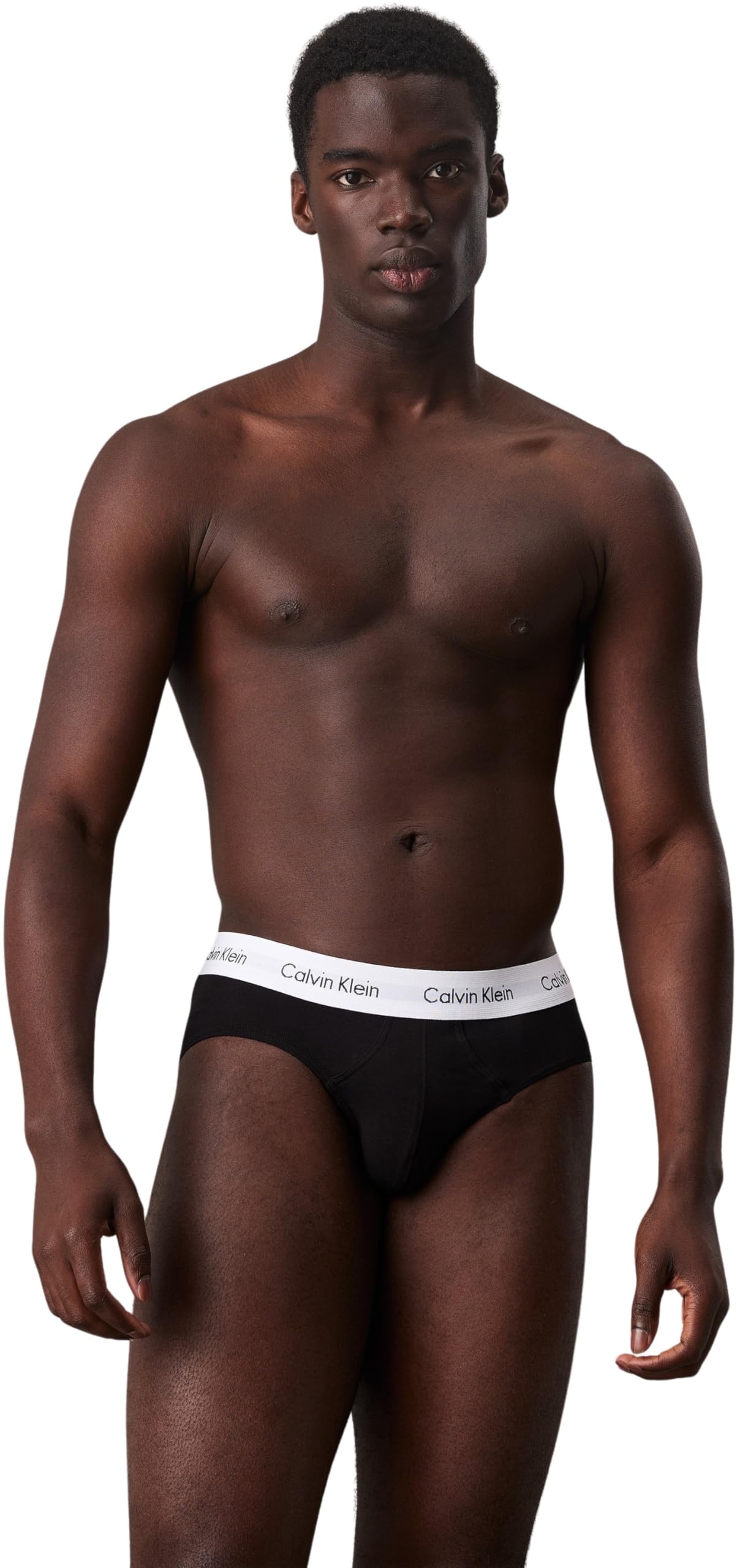 Calvin Klein Raffreddamento Cotone Stretch 3 Pack Breve, Nero/Bianco/Grigio