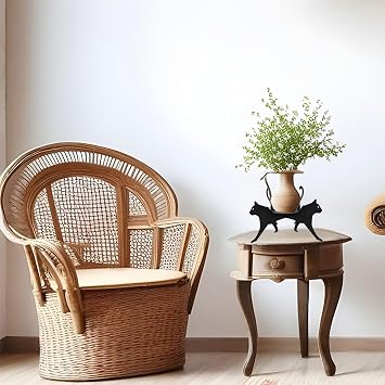 Cat Metal Plant Stand Silhouette Decor Indoor Outdoor | Unique metal cat planter stand. Ideal gift for cat lovers & plant enthusiasts. Indoor/outdoor use.