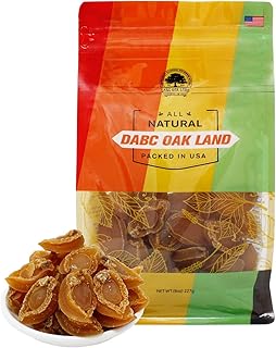 Dried Abalone 17-20 pcs DABC OAK LAND Dried Seafood Rich in Collagen 100% Natural Sun Dried Seafood 4OZ/Bag