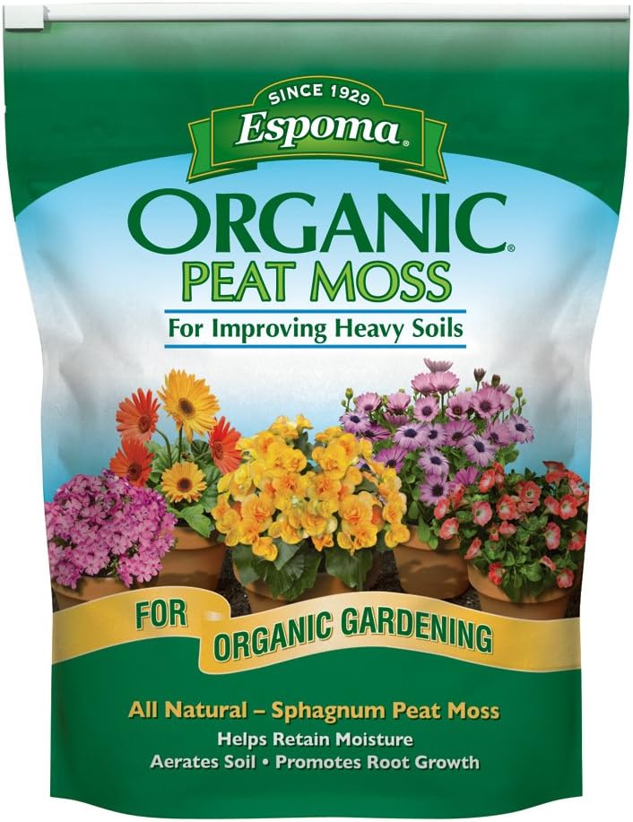 Espoma PTM8 8 Quart Organic Peat Moss