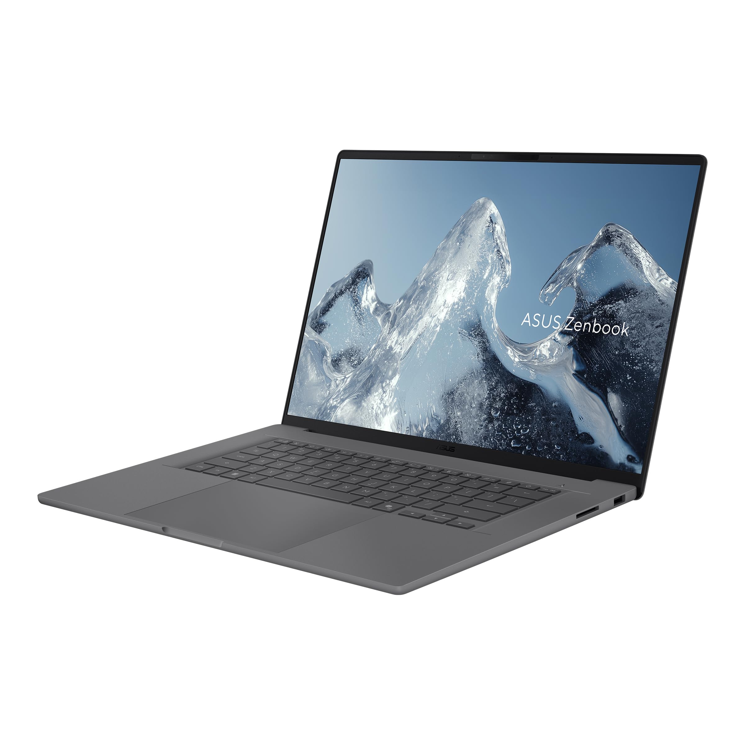 ASUS Zenbook A16 UX3607QA#B0GN3MDYY6, Notebook con display 16" OLED, Glossy,60Hz,Snapdragon® X X1 26 100 Processor, RAM 16GB, 1TB SSD, WIN11 Home, Grigio