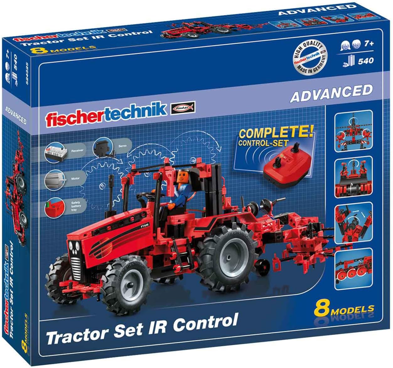 Fischertechnik 524325 "Advanced-Tractor IR Control" Construction Set