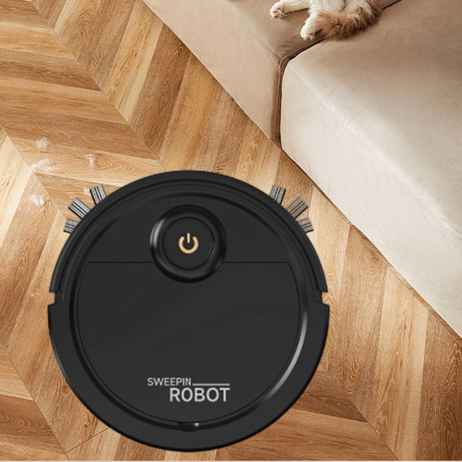 Robot Aspirapolvere Lavapavimenti Automatico Silenzioso Ricaricabile