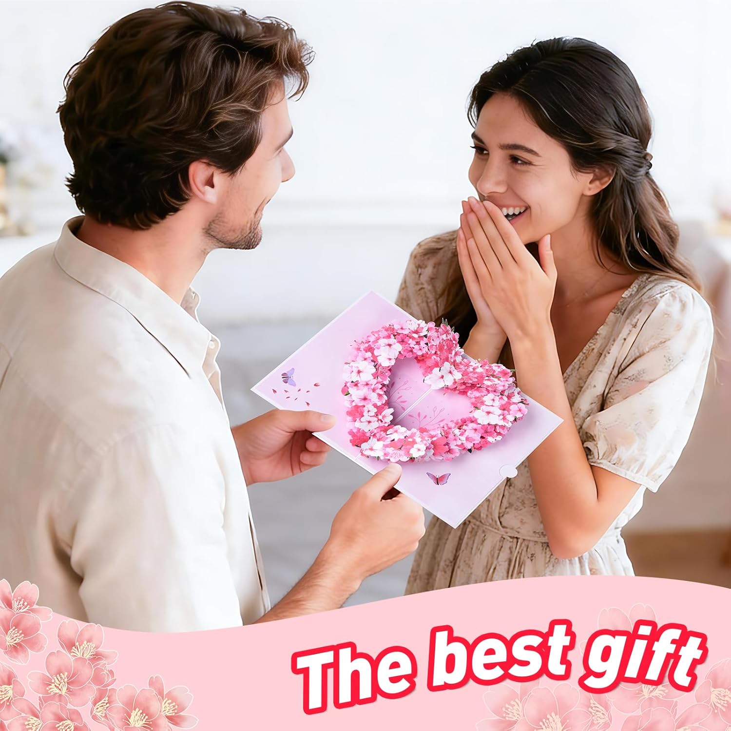 3D Pop Up Greeting Cards for Women - Thoughtful Gift for Mom Wife Girlfriend Sister Daughter Friend | Birthday Thank You Anniversary Valentine's Day Christmas Mother's Day Thinking of You Get Well Card - Image 6