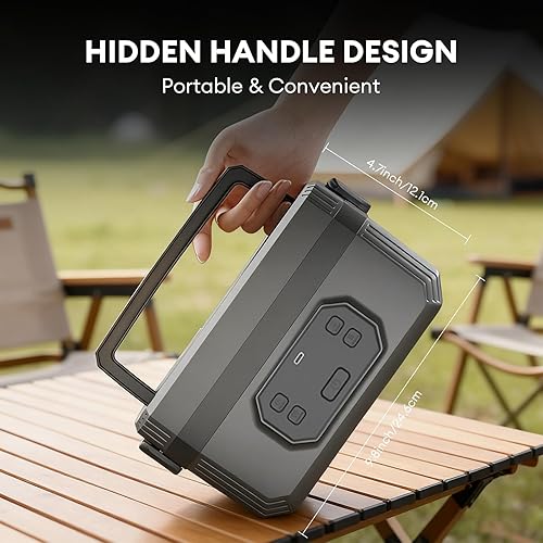 Miniatura 6 de Fiambrera eléctrica para adultos  Fiambrera recargable inalámbrica calentada, calentador de alimentos autocalentable de 1.2 L para oficina, viajes,