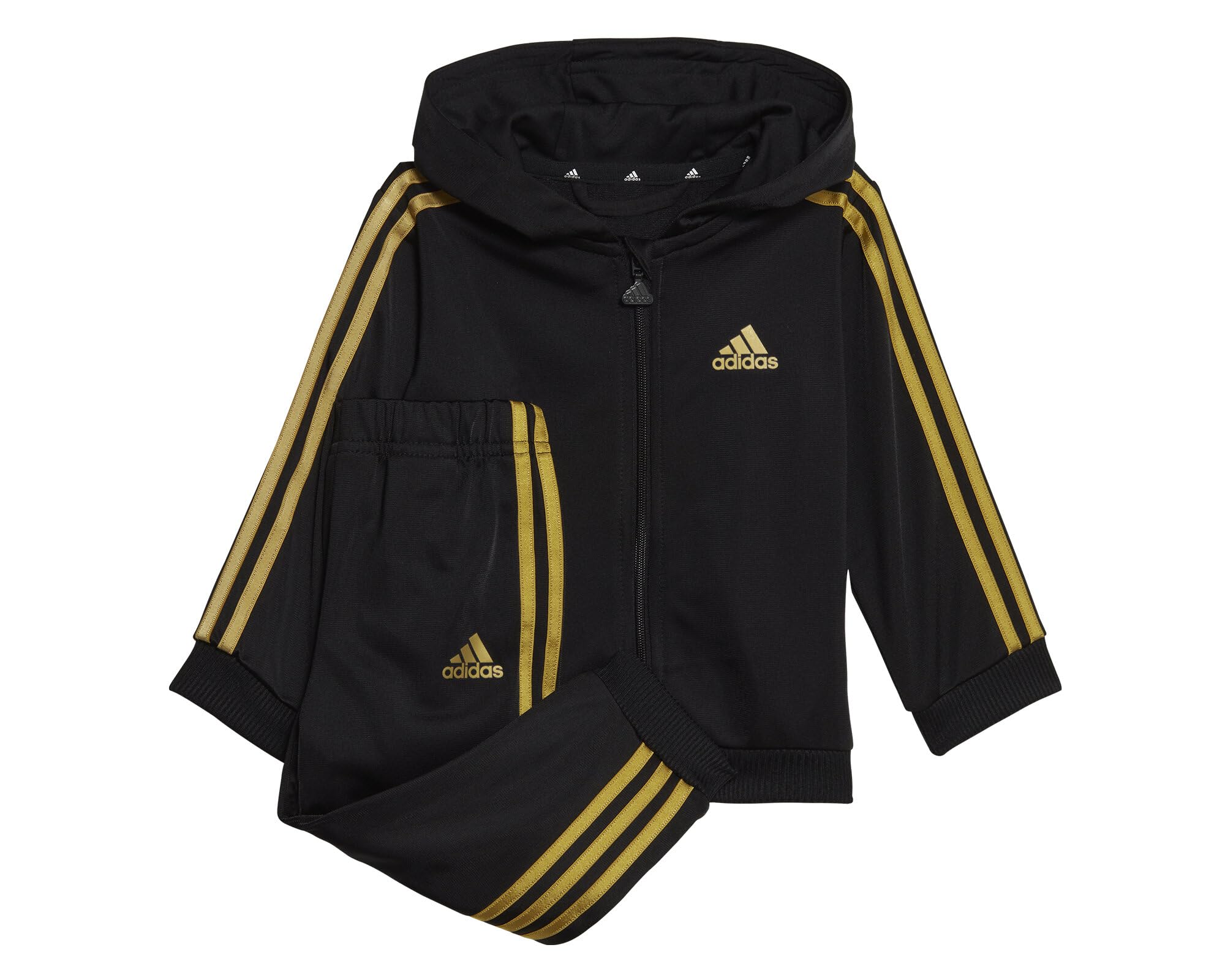 adidasUnisex Baby Essentials Shiny Hooded Tracksuit Tracksuit pants