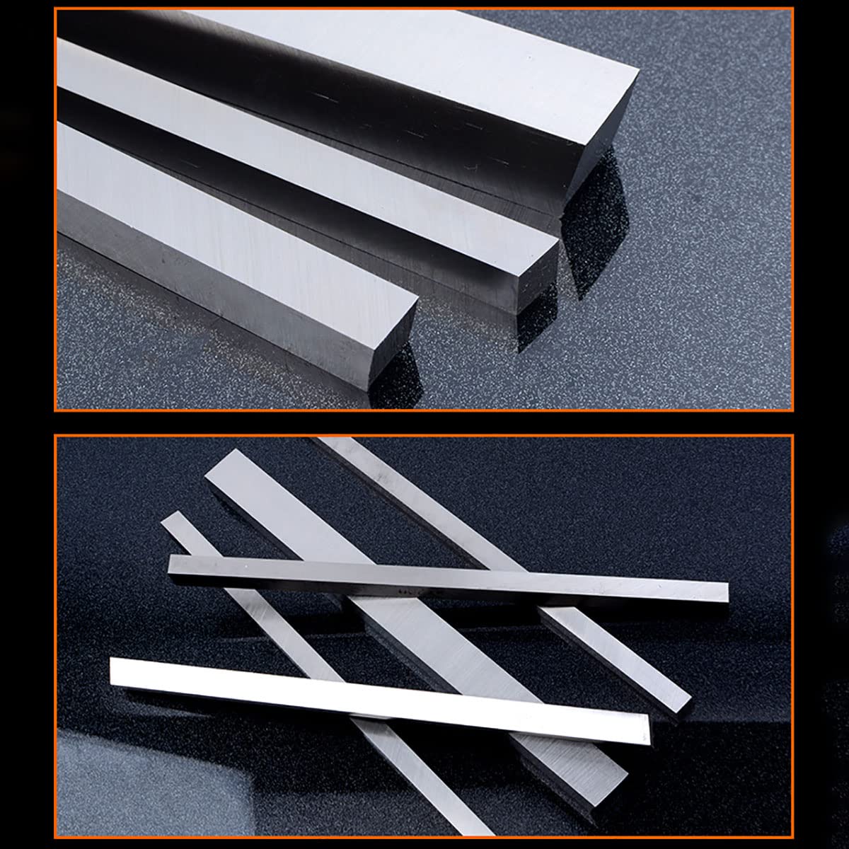 Tokarka cnc ze stali HSS płaskownik kwadratowy pasek twardość HRC 66-69 stal szybkotnąca frezowanie grawerowanie narzędzie tokarskie Bit długość 200mm 1pc (Size : 8 x 8 x 200mm)
