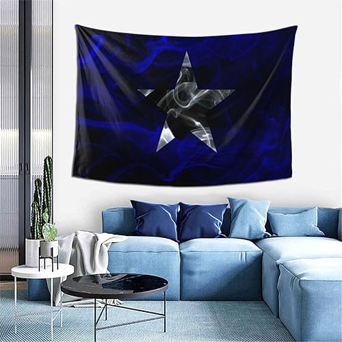 Miniatura 9 de LIFANGMI Smoke Bonnie Blue Flag Tapestry Wall Hanging 60x40 Inch Bedroom Living Room Dormitory Home Decoration Wall Tapestry