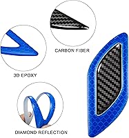 Vista 6 de TOMALL 6 calcomanías 3D de rayas reflectantes fuertes para guardabarros de automóvil, parachoques de alta intensidad, visibilidad nocturna