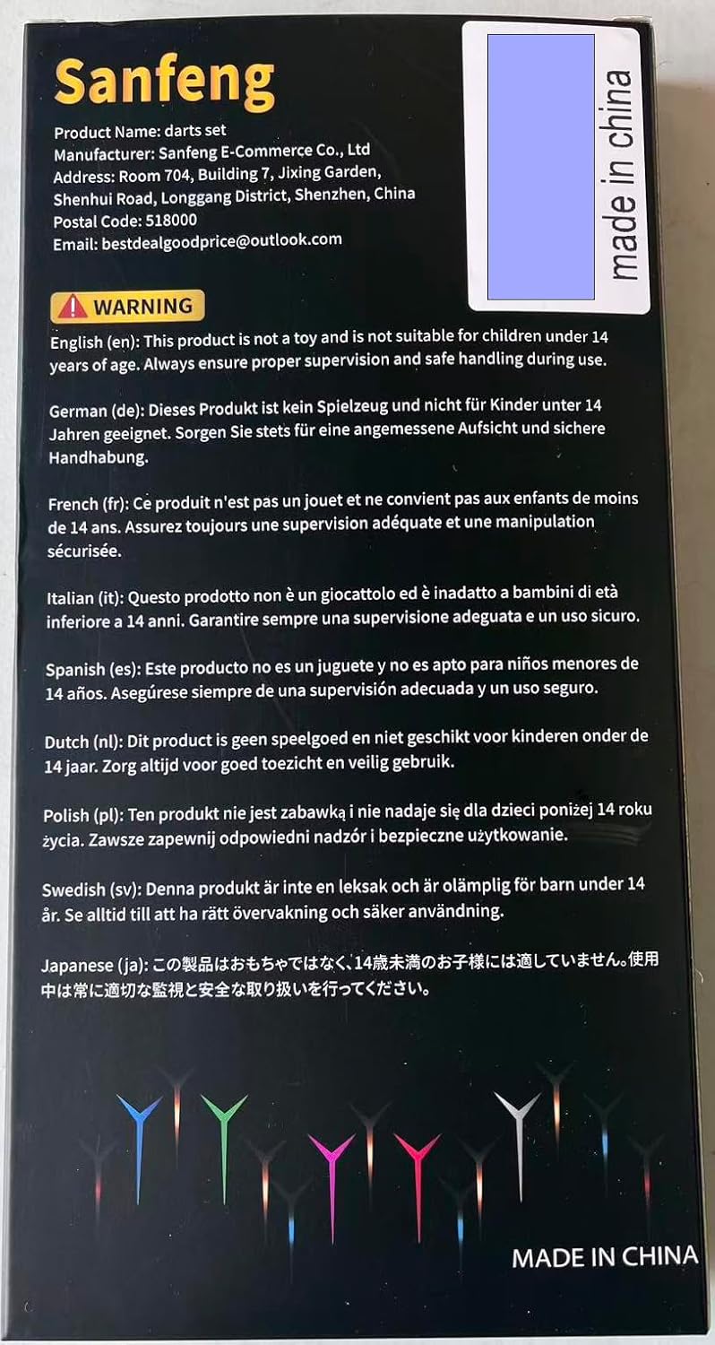 Dartok részletei és komponensei